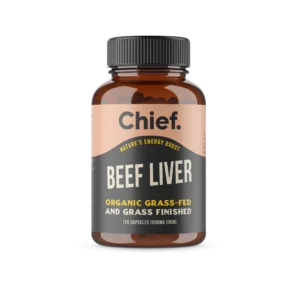 Organic Beef Liver Energy Boost (120 Capsules)